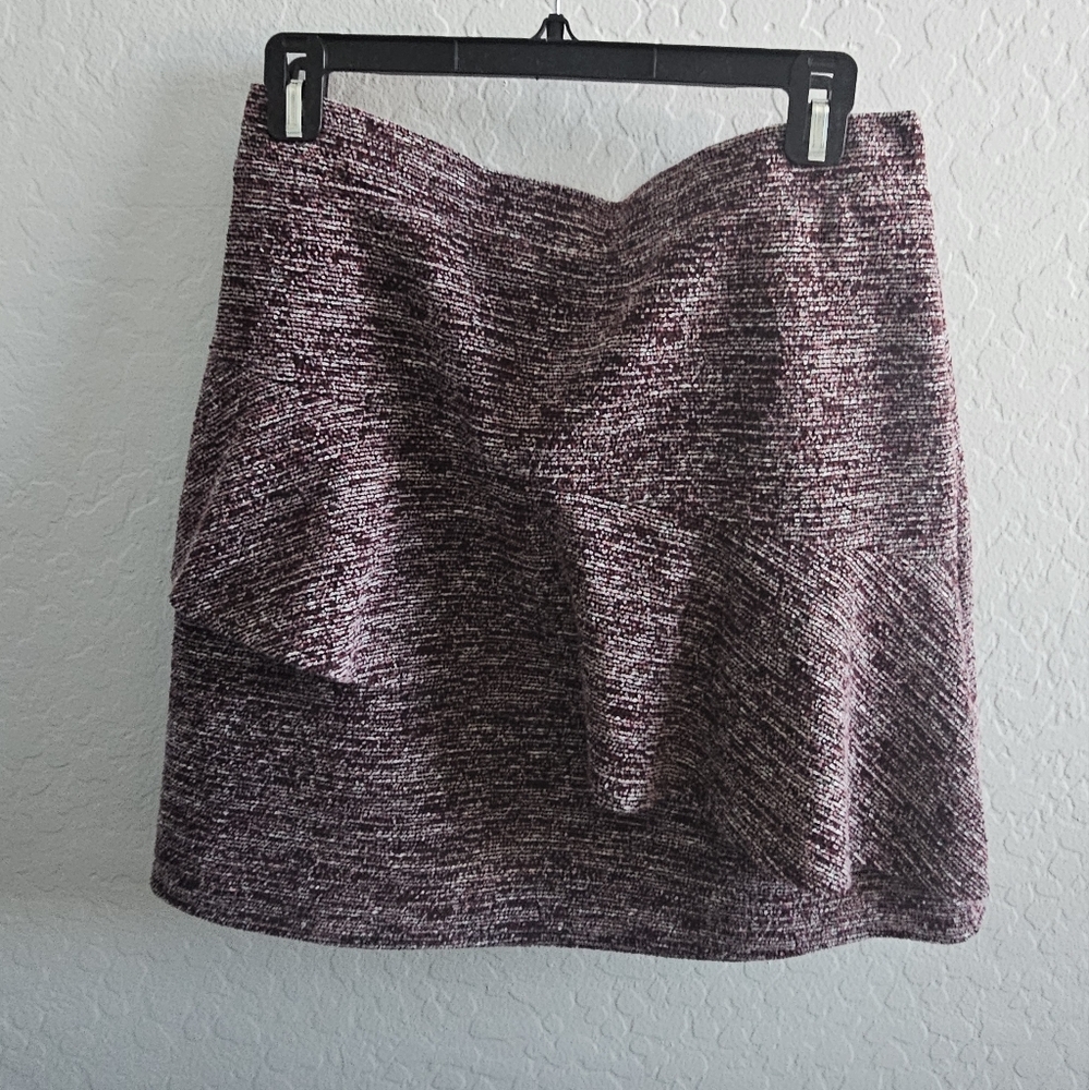 Loft Tweed Ruffle Pencil Skirt, Size M